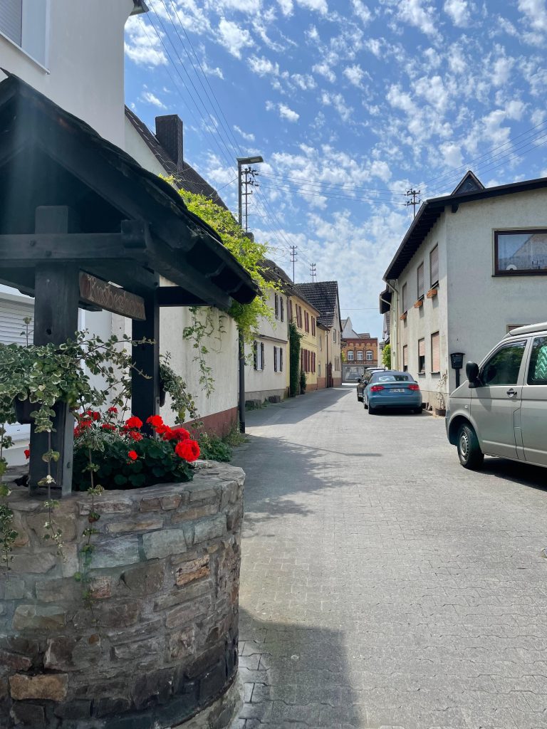 Altes Weingut Oestrich-Winkel, Blick in die Bornstraße