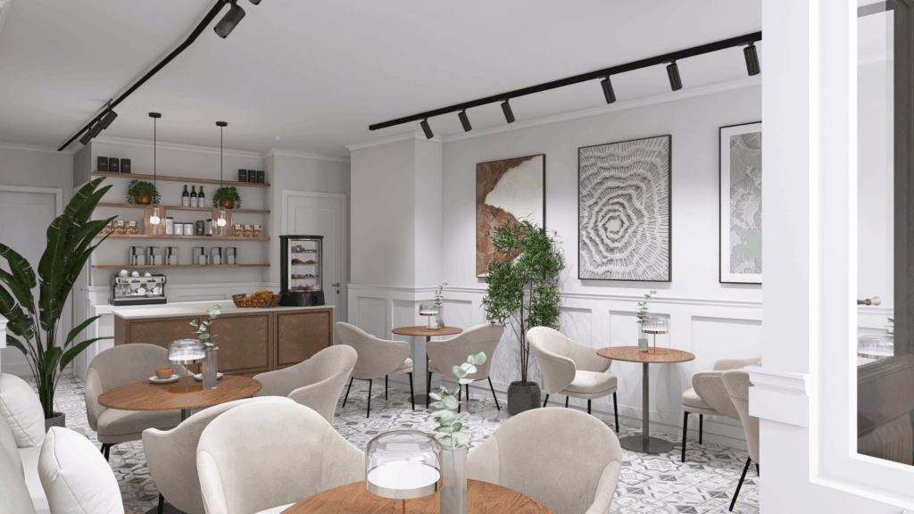 Visualisierung Café